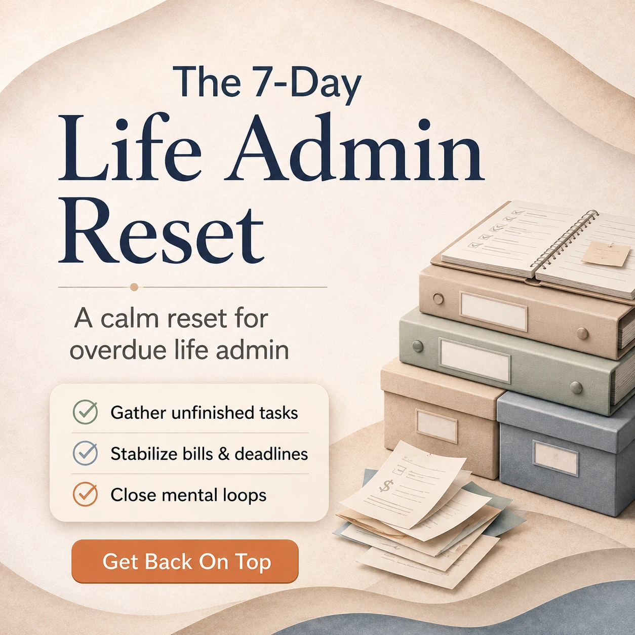 The 7-Day Life Admin Reset preview